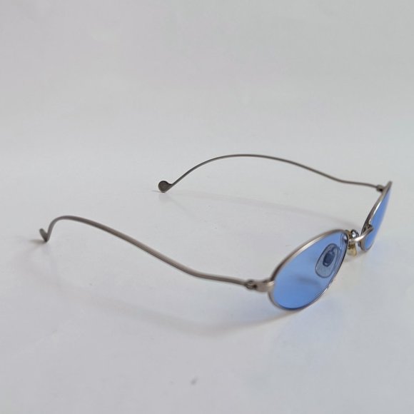 NWT Vintage 90's Lady Fashion Oval Metal Sunglasses (S.Silver) - Picture 2 of 5